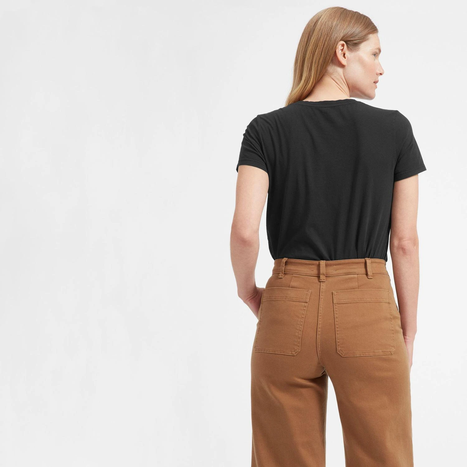 商品Everlane|纯棉V领T恤,价格¥134-¥149,第4张图片详细描述