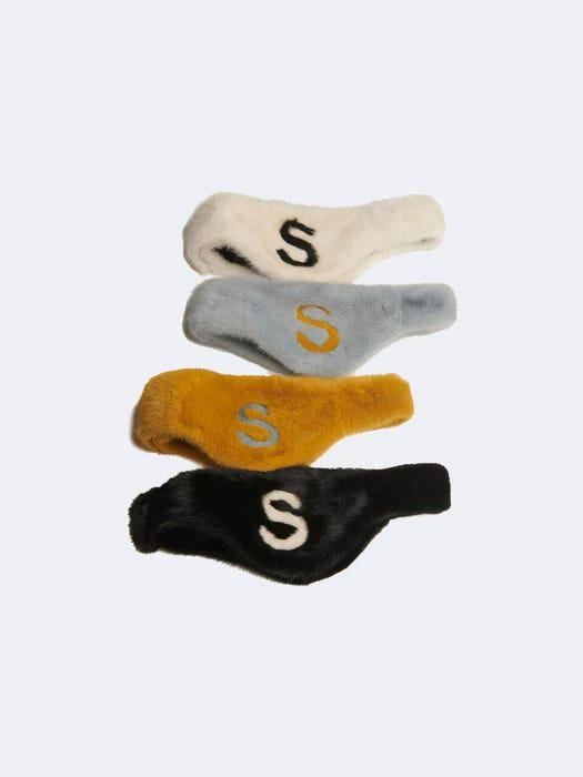 Kimmy Earmuffs _ Mustard / Light blue 商品