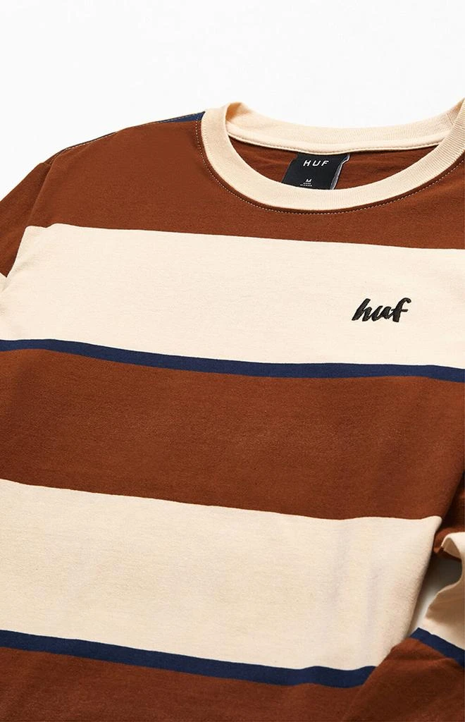 商品HUF|Block Stripe Long Sleeve T-Shirt,价格¥237,第2张图片详细描述