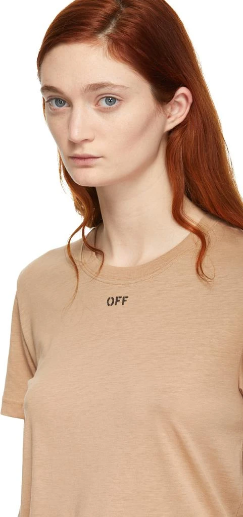 商品Off-White|Pink 'Off' Basic T-Shirt,价格¥1279,第5张图片详细描述