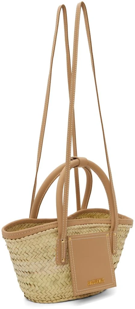 商品Jacquemus|Tan & Beige 'Le Petit Panier Soli' Tote,价格¥3893,第2张图片详细描述