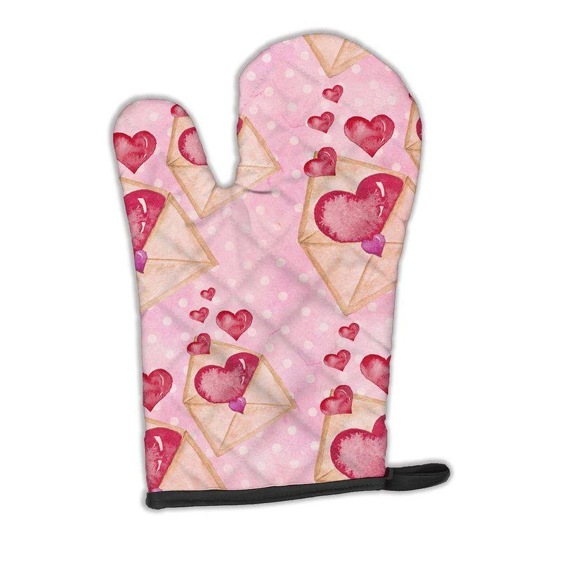 商品Caroline's Treasures|Watercolor Pink Love Letter Oven Mitt,价格¥154,第1张图片