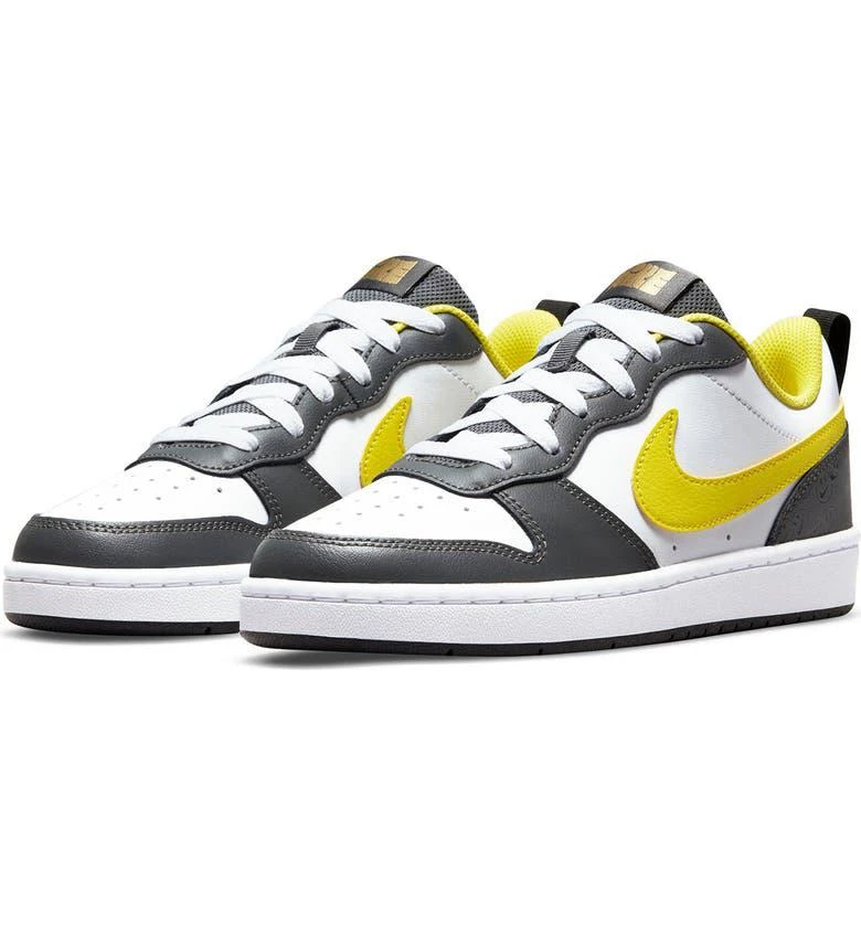 商品NIKE| 耐克 Court Borough Low 运动鞋 白黑黄,价格¥368,第1张图片
