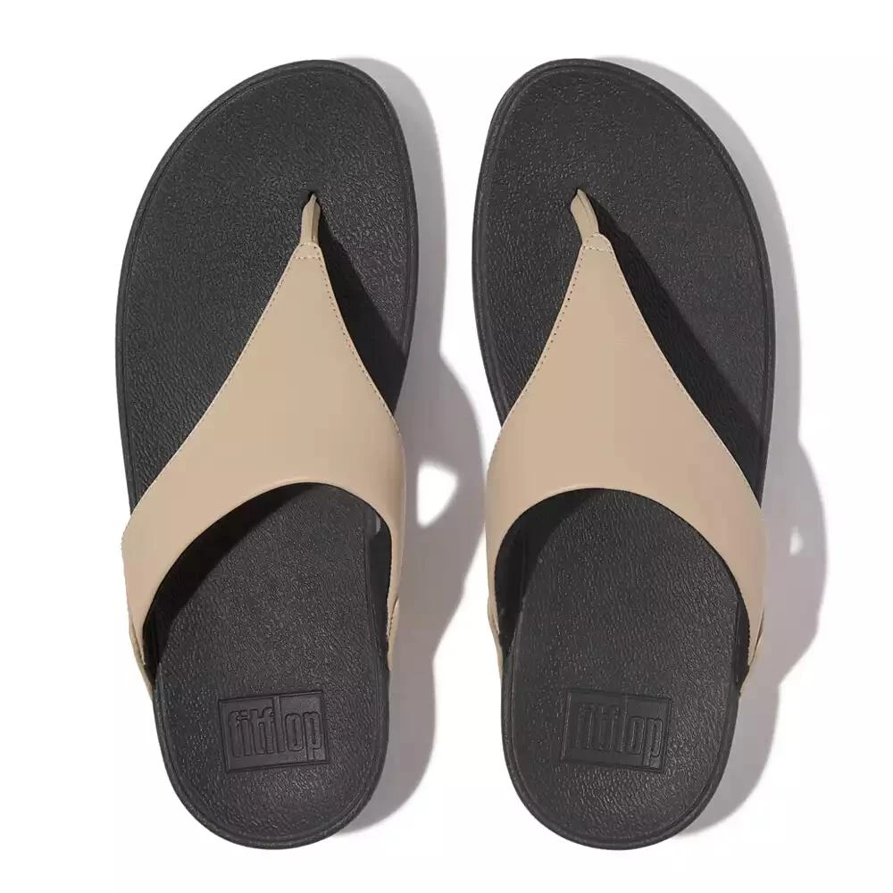 商品FitFlop|Women's Lulu Leather Toe-Thongs Sandals,价格¥694,第3张图片详细描述