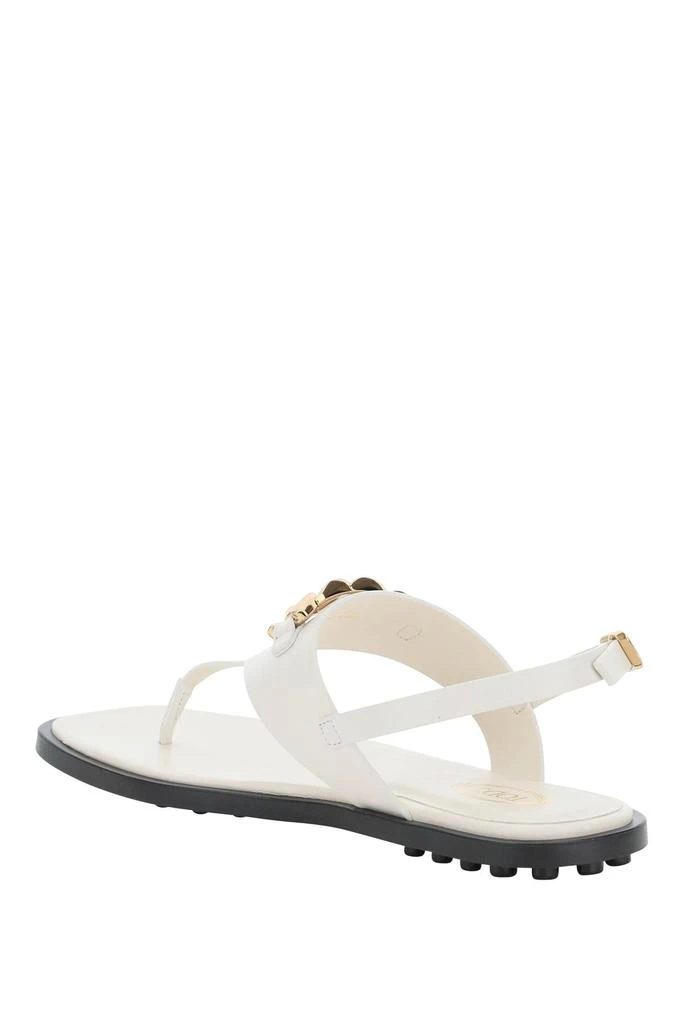 商品Tod's|Tod's Leather Thong Sandals,价格¥1694,第3张图片详细描述