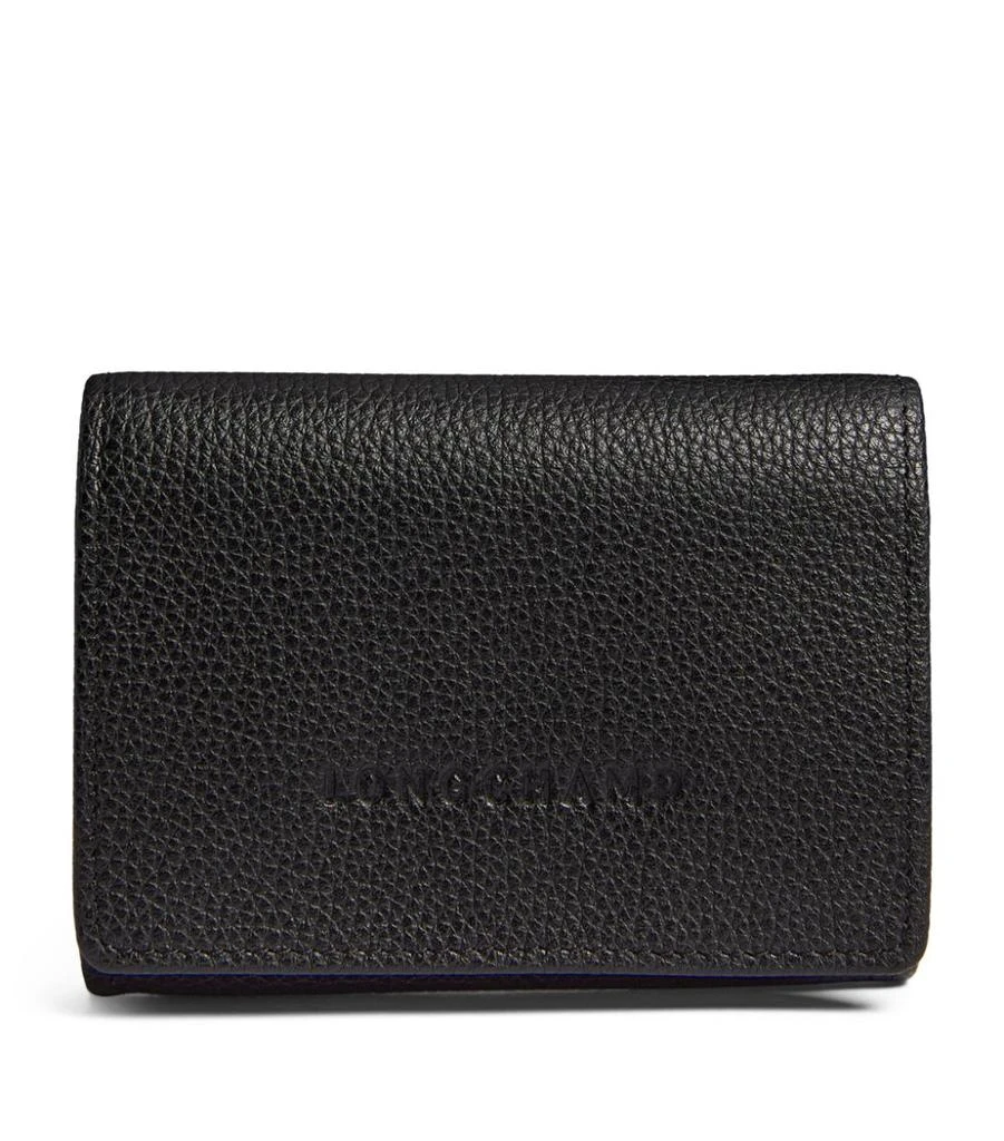 商品Longchamp|Leather Le Foulonné Wallet,价格¥968,第1张图片