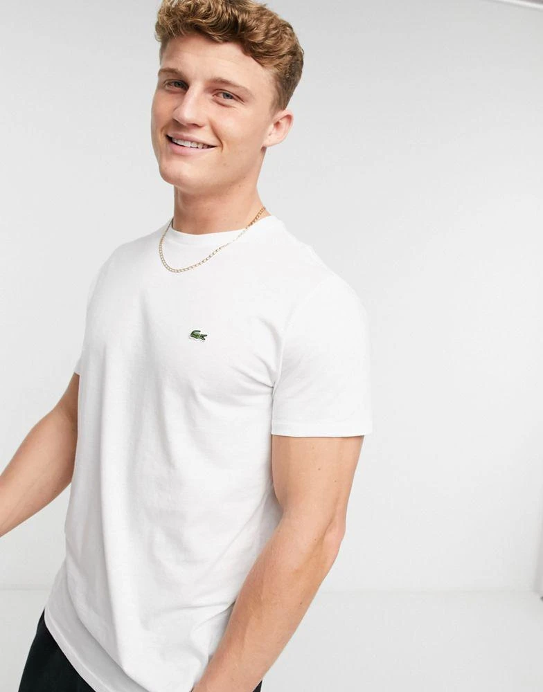 商品Lacoste|Lacoste t-shirt with croc in white,价格¥393,第3张图片详细描述