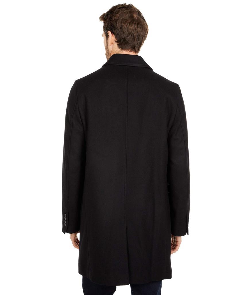 商品Cole Haan|37" Melton Wool Notched Collar Coat with Welt Body Pockets,价格¥671,第5张图片详细描述