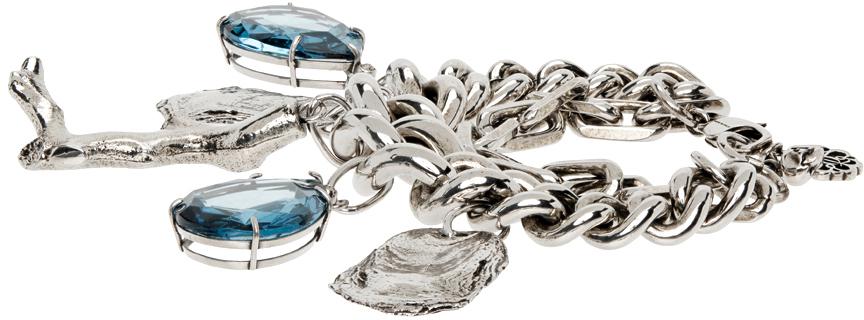 Silver Chain Charm Bracelet商品第3张图片规格展示