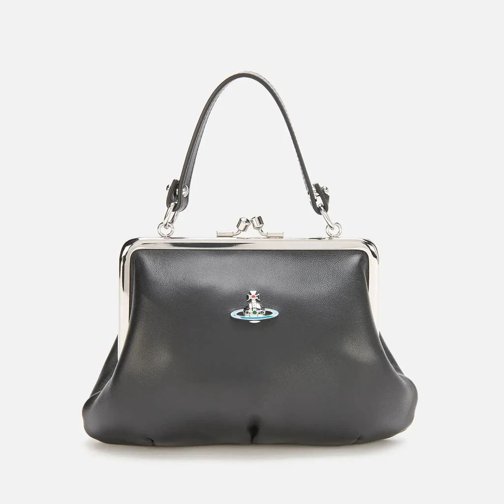 商品Vivienne Westwood|Vivienne Westwood Logo-Embellished Textured-Leather Shoulder bag,价格¥1712,第1张图片