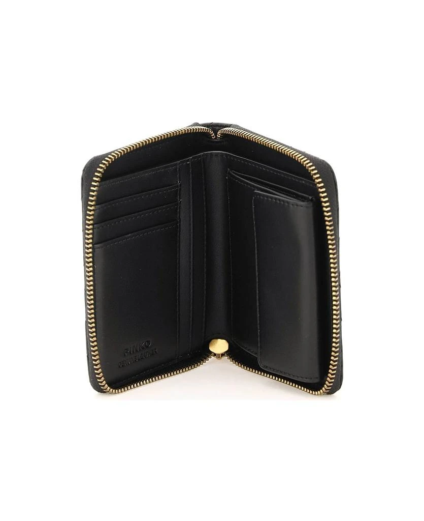 商品PINKO|Quilted Nappa Leather Zip-around Wallet,价格¥1212,第2张图片详细描述