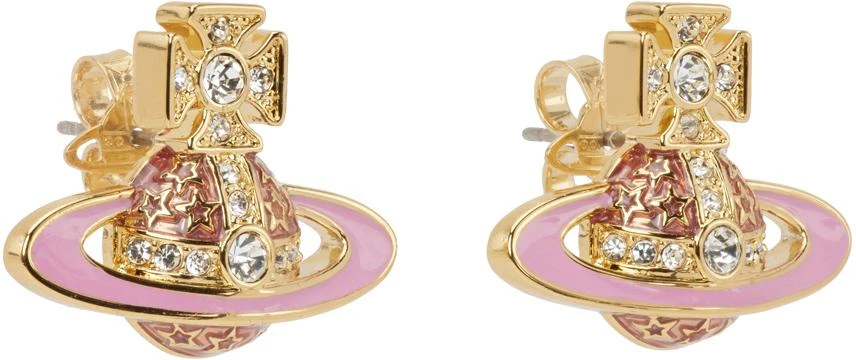 商品Vivienne Westwood|Gold Roxanne Earrings,价格¥951,第2张图片详细描述