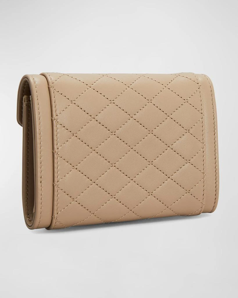 商品Yves Saint Laurent|Gaby Small YSL Flap Envelope Wallet in Quilted Smooth Leather,价格¥4817,第4张图片详细描述