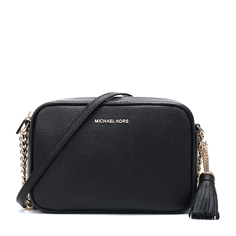 商品Michael Kors|MICHAEL KORS 黑色女士斜挎包 32F7GGNM8L-BLACK,价格¥962,第1张图片