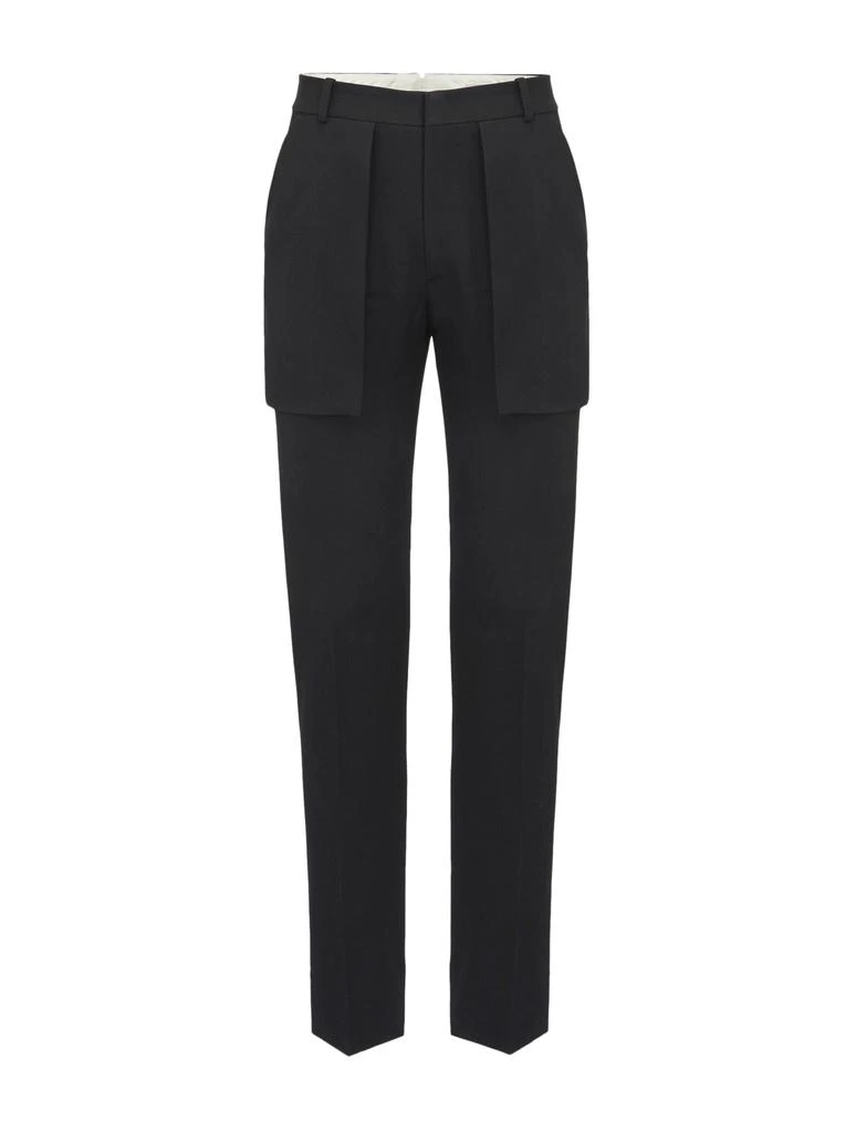 商品Alexander McQueen|Oversized Pockets Trousers for Men in Black,价格¥8437,第1张图片