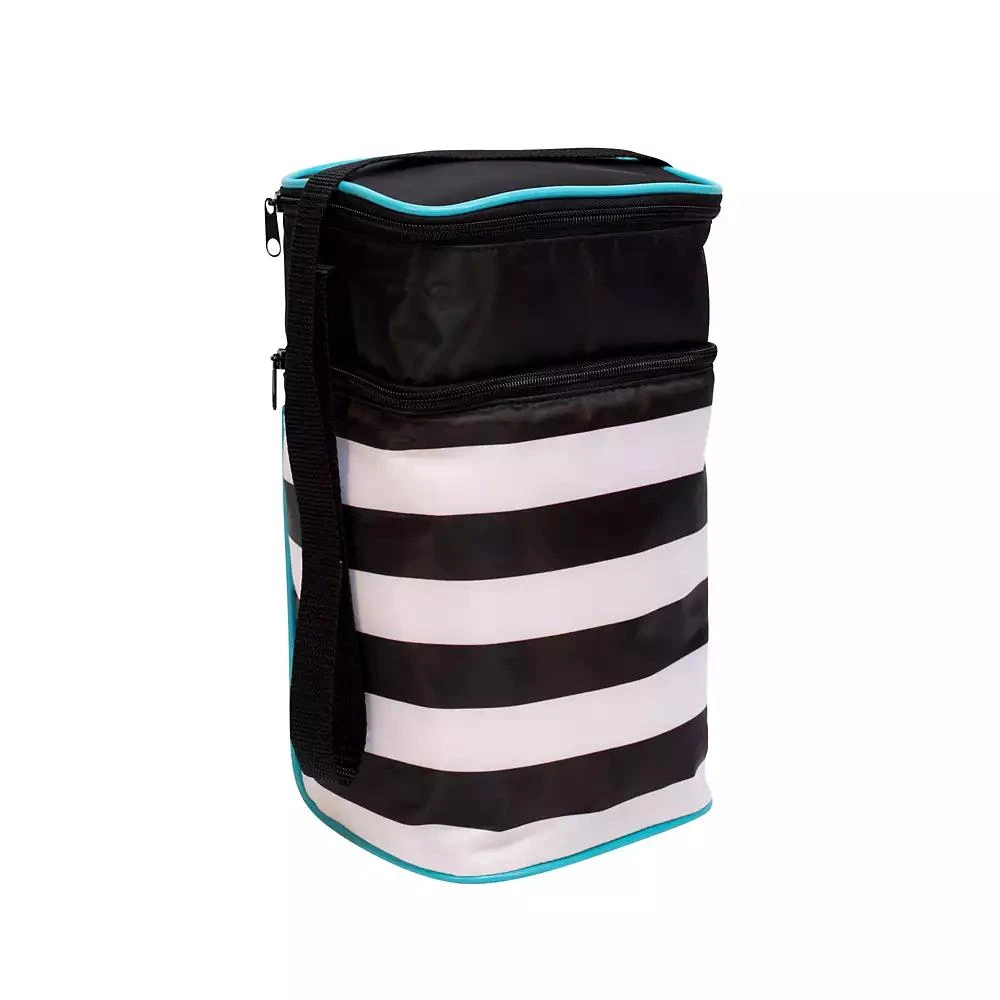 商品J L childress|J.L. Childress 6 Bottle Cooler, Black Stripe,价格¥173,第1张图片