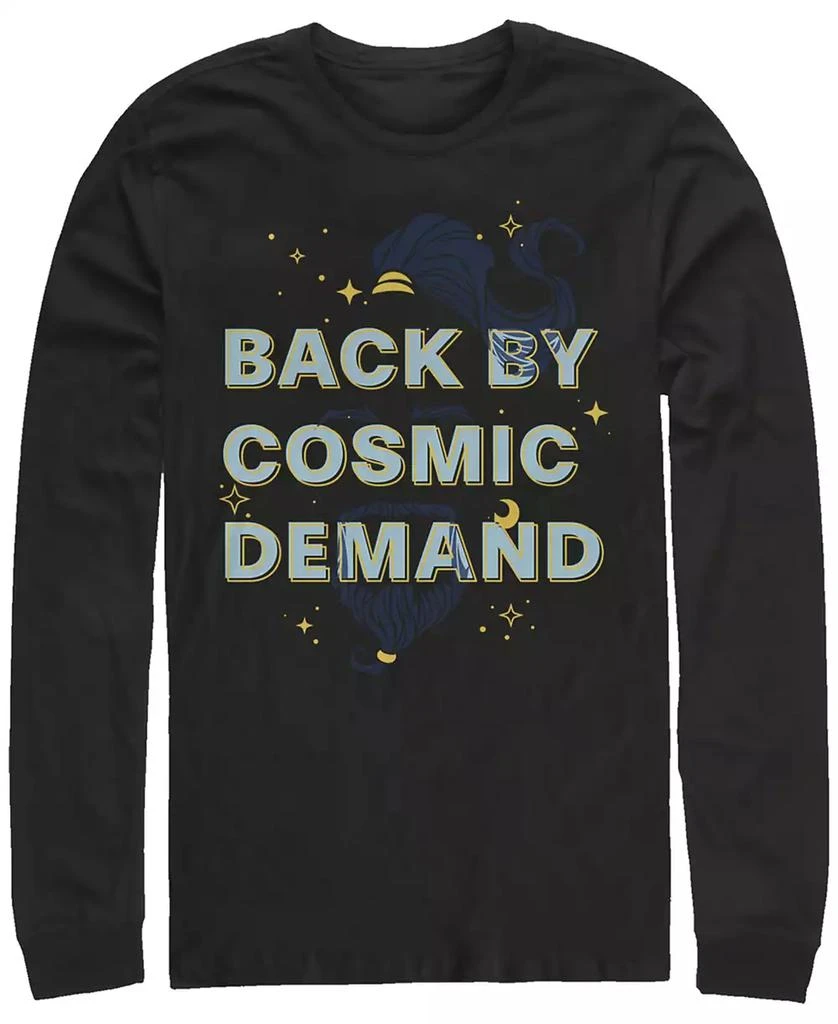 商品Disney|Disney Men's Aladdin Live Action Back by Cosmic Demand Genie Beard, Long Sleeve T-Shirt,价格¥232,第1张图片