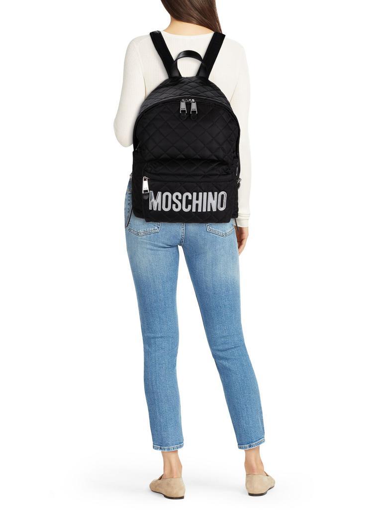 商品Moschino|Quilted Backpack,价格¥3439,第4张图片详细描述