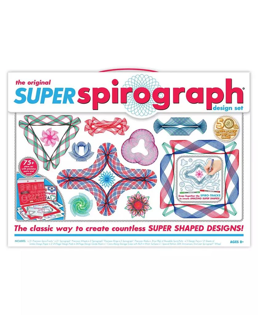 商品MasterPieces Puzzles|Spirograph Super Spirograph Design Set,价格¥322,第1张图片