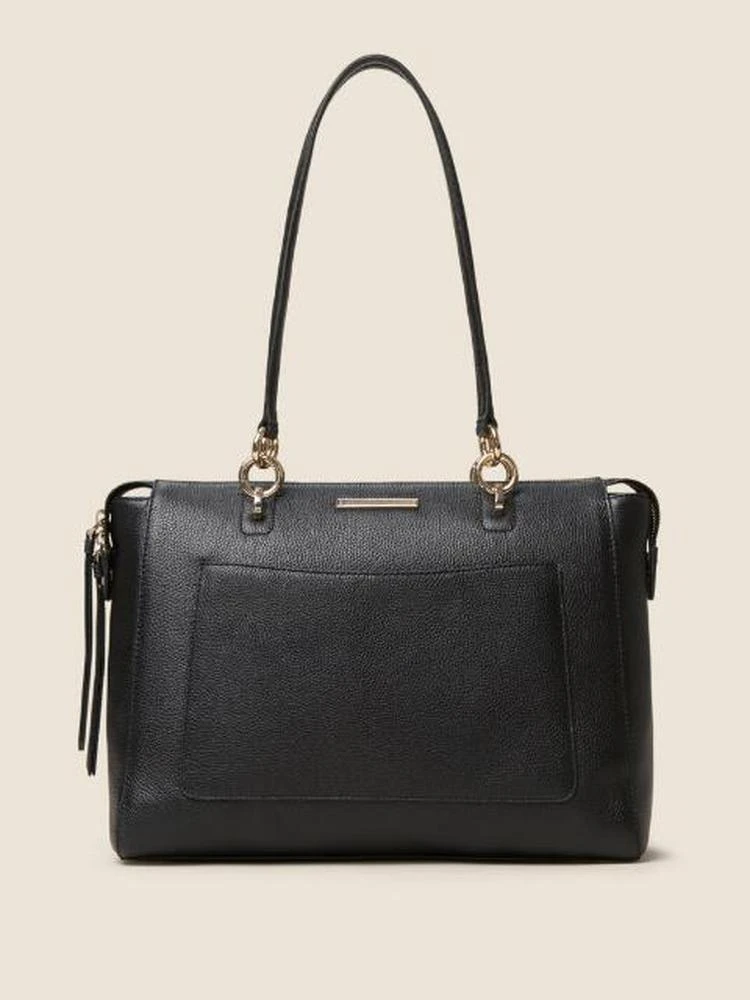 商品DKNY|Chelsea Pebbled Leather Satchel,价格¥1359,第1张图片