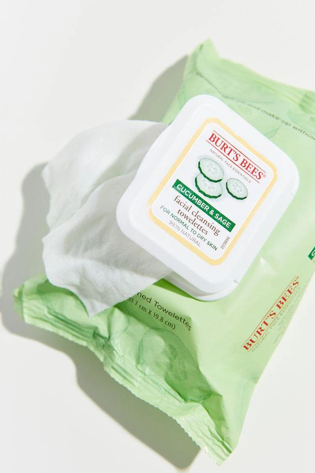 商品Burt's Bees|Burt’s Bees Facial Cleansing Towelettes,价格¥53,第1张图片