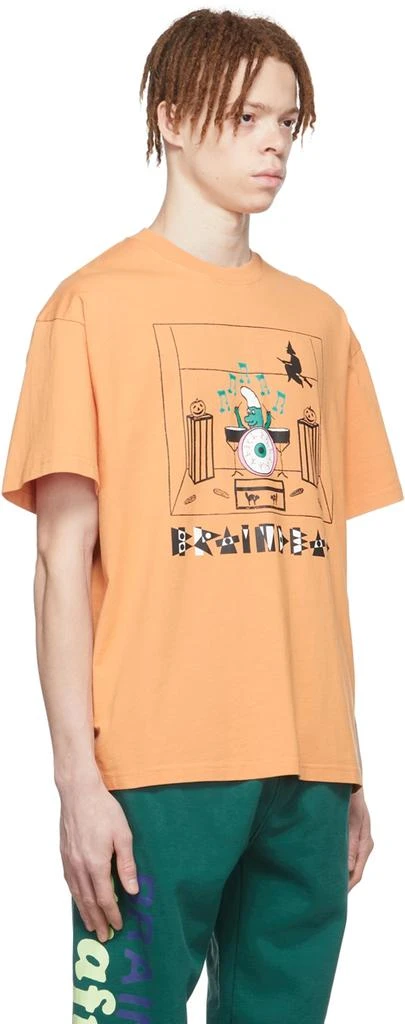 商品Brain Dead|Orange Cotton T-Shirt,价格¥183,第2张图片详细描述