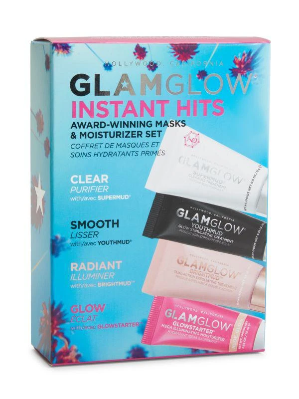 商品Glamglow|4-Piece Instant Hits Face Mask & Moisturizer Set,价格¥114,第2张图片详细描述