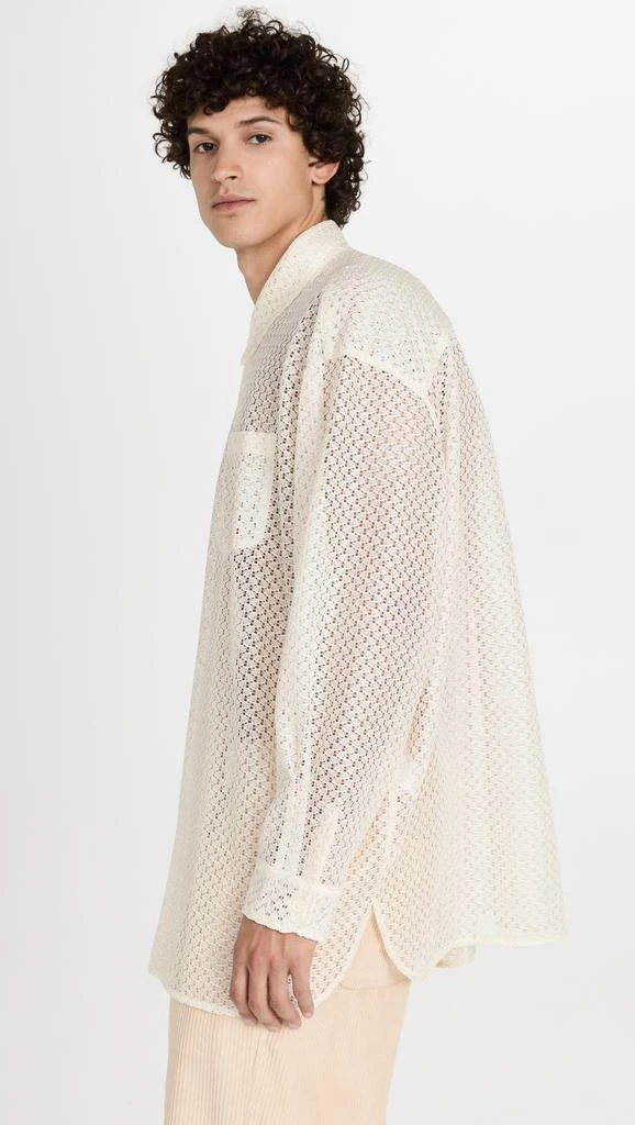 商品Our Legacy|Our Legacy Technical Lace Popover Shirt,价格¥1168,第4张图片详细描述