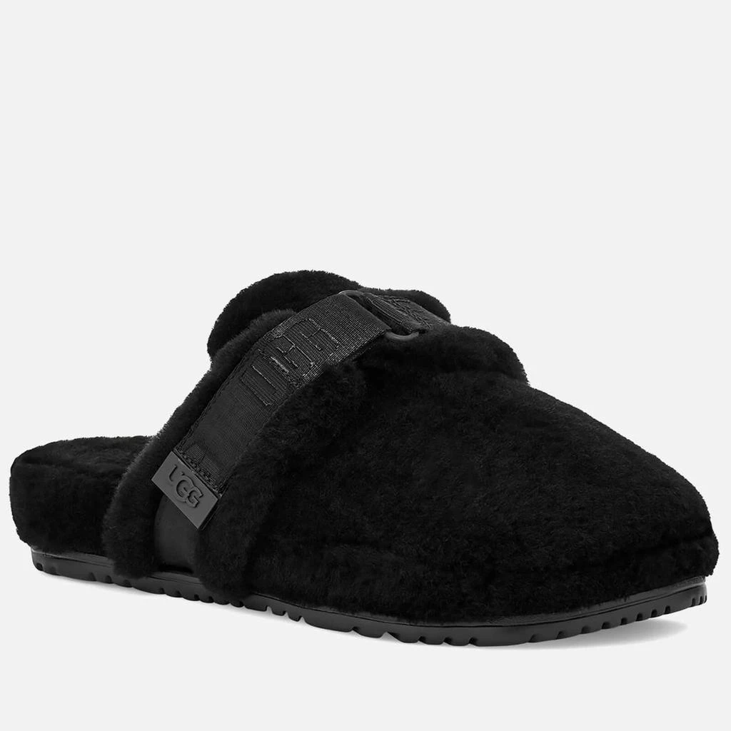 商品UGG|UGG Men's Fluff It Slippers - Black,价格¥404,第2张图片详细描述