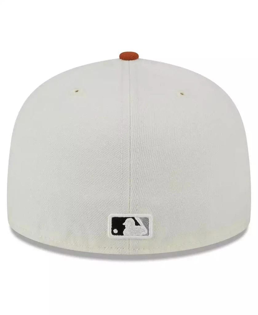 商品New Era|Men's Cream, Orange New York Yankees 59FIFTY Fitted Hat,价格¥246,第3张图片详细描述
