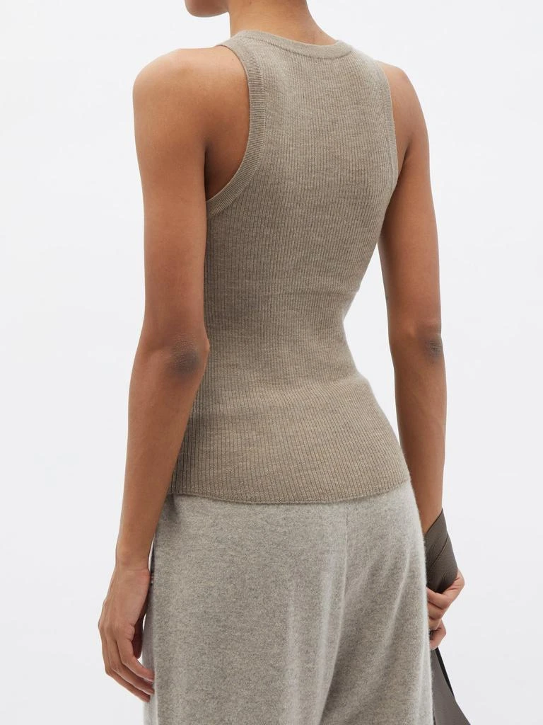 商品Lisa Yang|Addison ribbed-cashmere tank top,价格¥1563,第5张图片详细描述