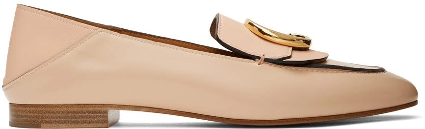 商品Chloé|Pink Shiny Loafers,价格¥2850,第1张图片