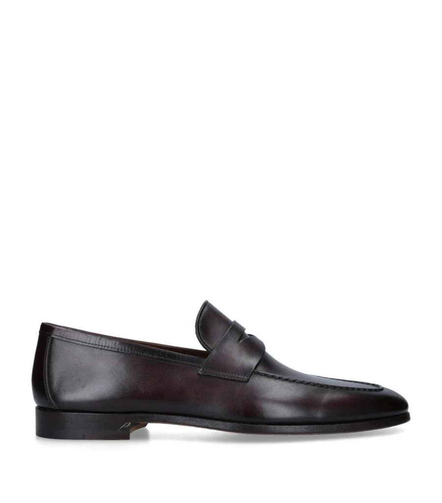 商品Magnanni|Leather Delos Dress Loafers,价格¥3278,第1张图片