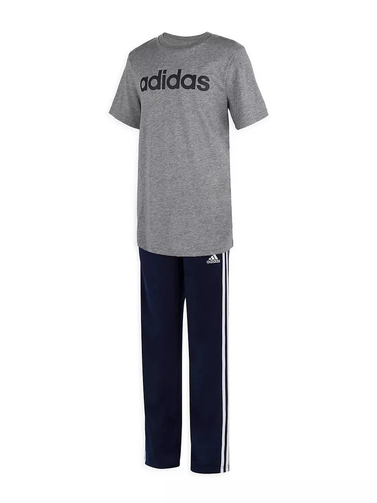 商品Adidas|Little Boy's & Boy's Logo Iconic Tricot Sweatpants,价格¥133,第2张图片详细描述