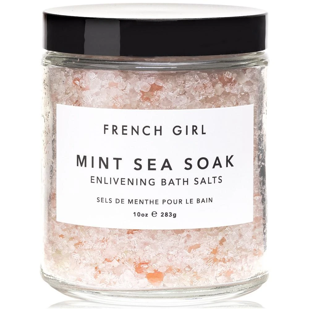 商品FRENCH GIRL|Mint Sea Soak Enlivening Bath Salts, 10-oz.,价格¥164,第1张图片