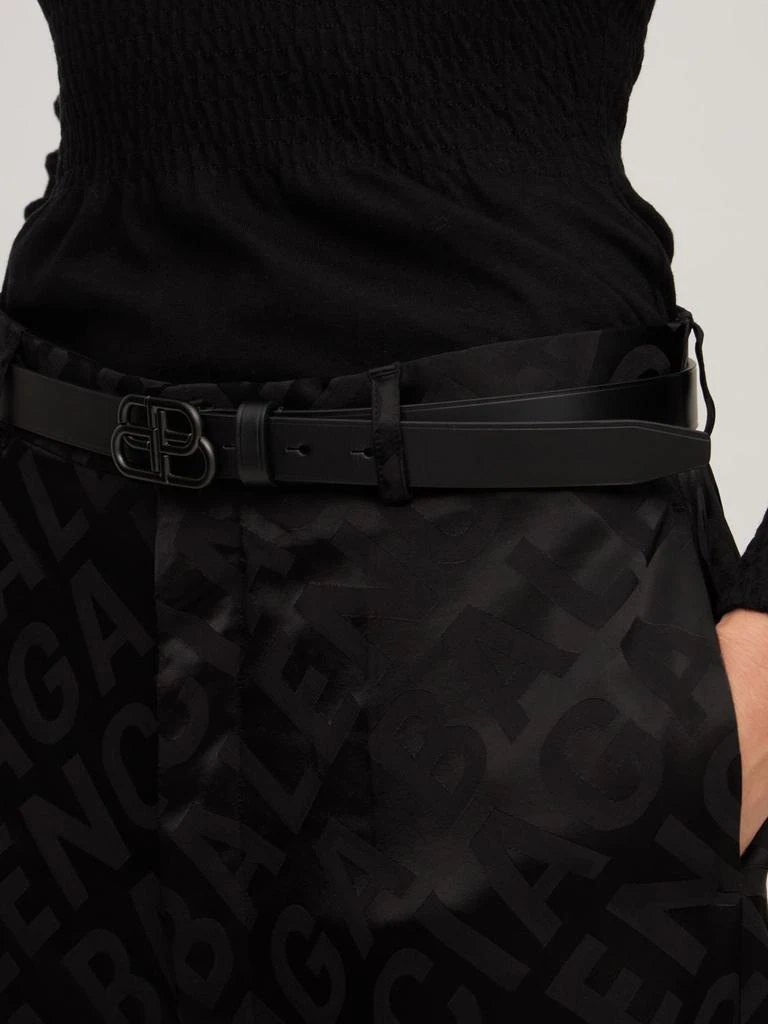 商品Balenciaga|Bb Leather Belt,价格¥3189,第1张图片详细描述