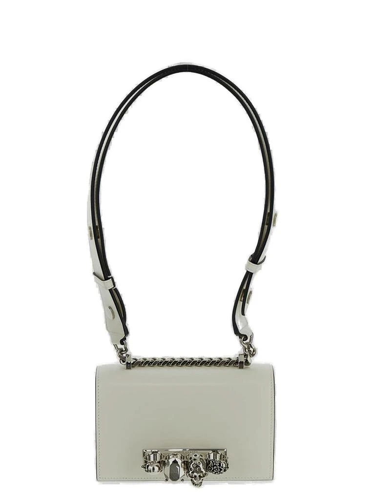 商品Alexander McQueen|Alexander McQueen Jewelled Satchel Mini Shoulder Bag,价格¥7853,第1张图片