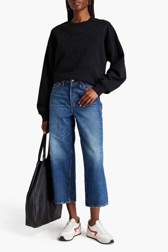 商品Rag & Bone|Maya cropped high-rise wide-leg jeans,价格¥613,第2张图片详细描述
