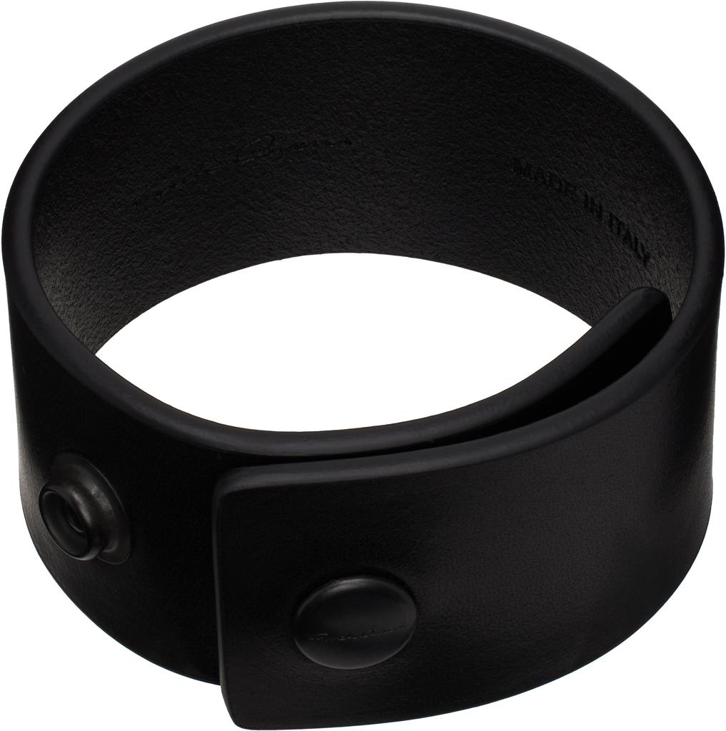 Rick Owens Black Hollywood Anthem Cuff Bracelet - Bracelets