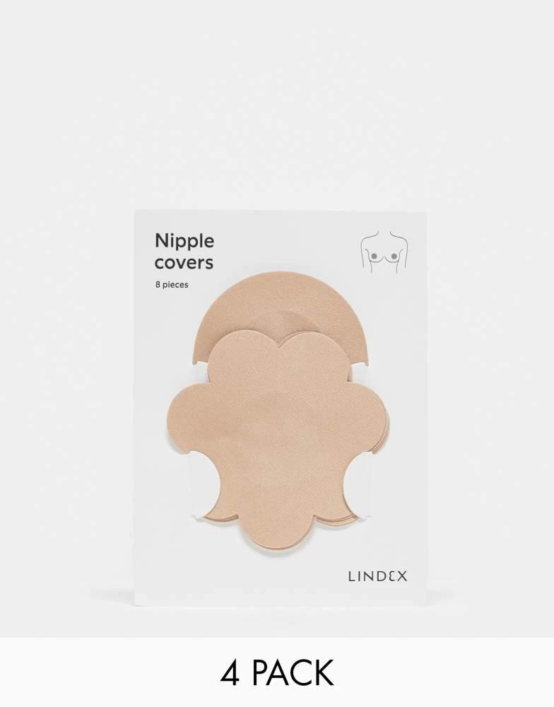 商品Lindex|Lindex 4 set nipple covers in beige,价格¥56,第1张图片