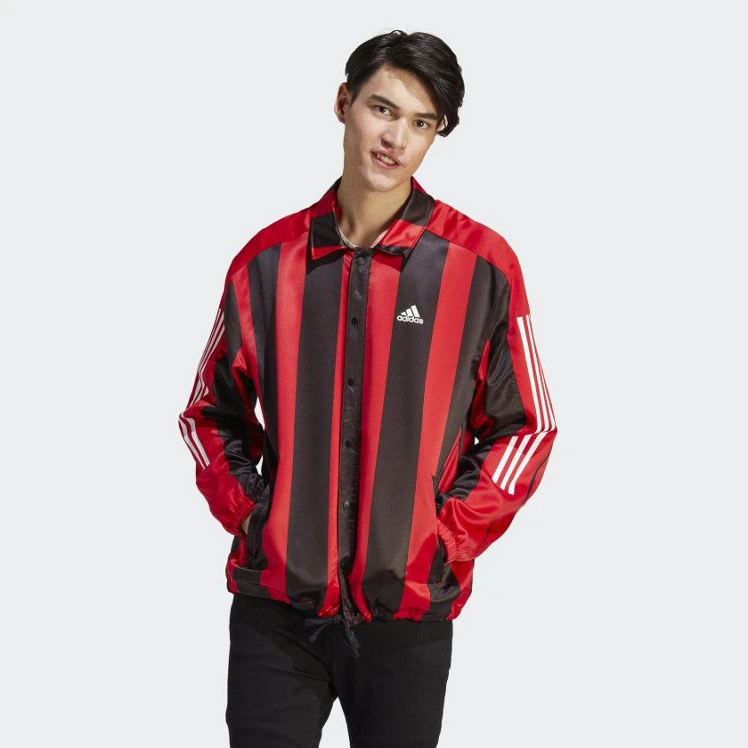 商品Adidas|Men's adidas Satin Coaches Jacket,价格¥353,第2张图片详细描述