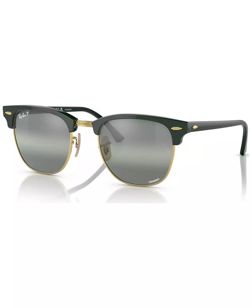 商品Ray-Ban|Unisex Polarized Sunglasses, Clubmaster Chromance,价格¥2023,第1张图片