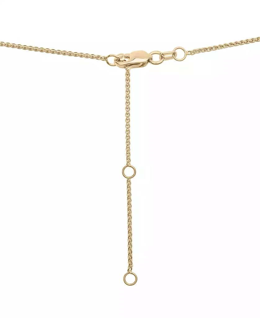 商品Macy's|Dyed Jade Double Happiness Inlay Pendant Neckalce in 14k Gold-Plated Sterling Silver, 18" + 2" extender,价格¥3136,第4张图片详细描述