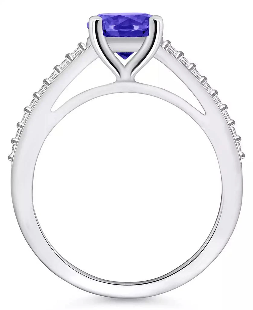 商品Macy's|Tanzanite (1-3/8 Ct. t.w.) and Diamond (1/6 Ct. t.w.) Ring,价格¥15360,第2张图片详细描述