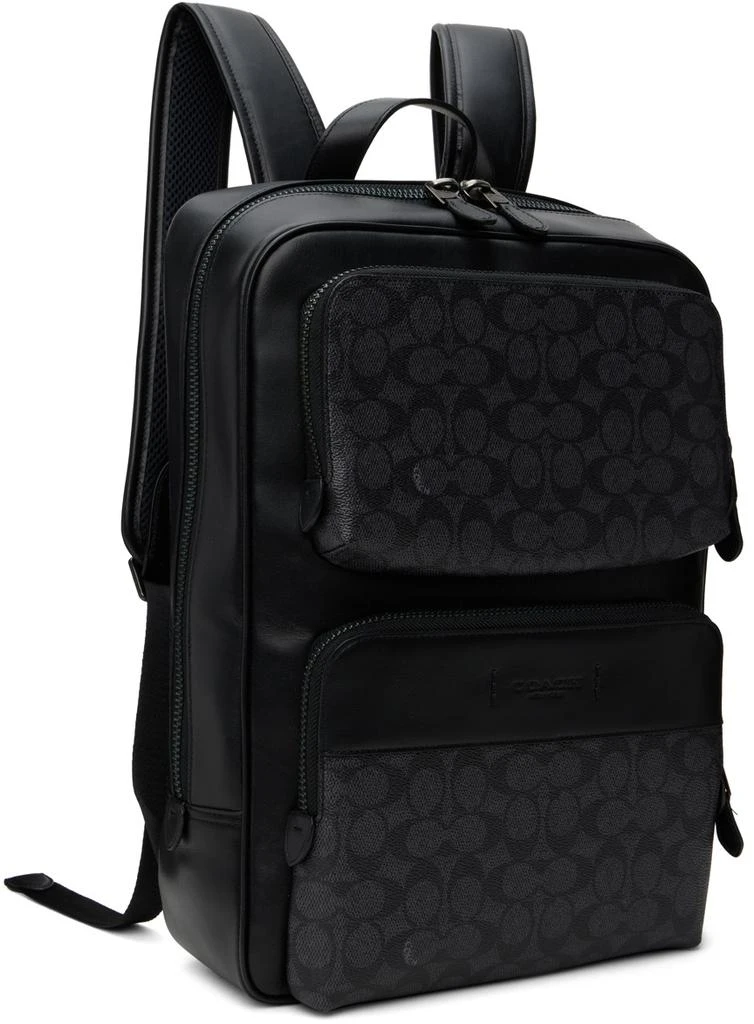 商品Coach|Black Gotham Backpack,价格¥2853,第2张图片详细描述