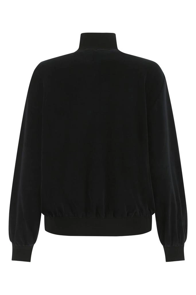 商品Prada|Black chenille sweatshirt,价格¥11087,第1张图片