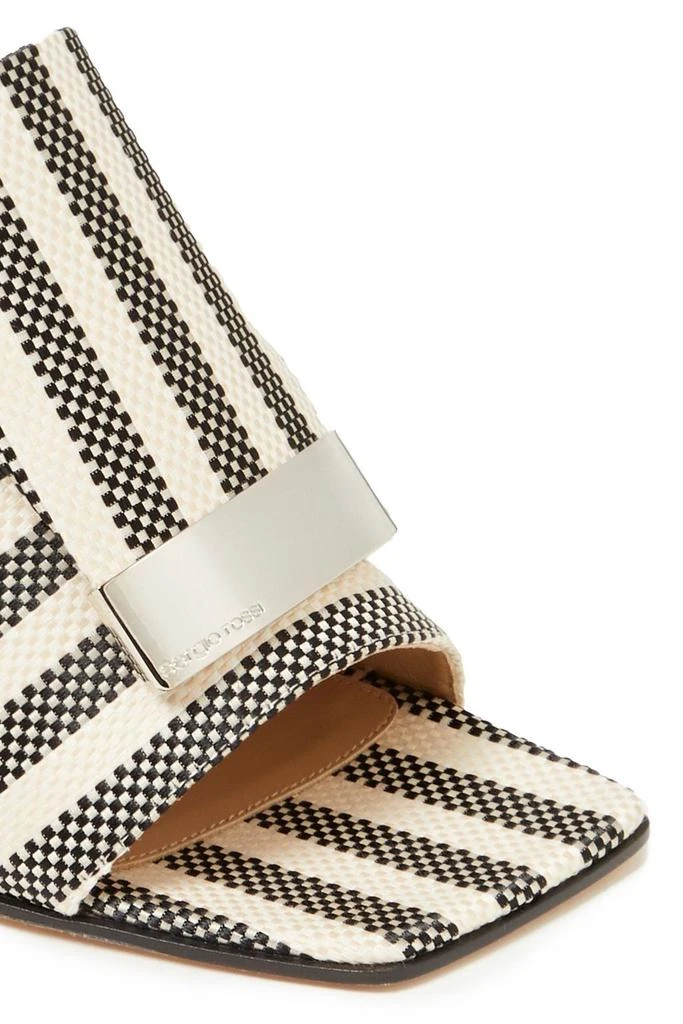 商品Sergio Rossi|sr1 embellished striped jacquard mules,价格¥3276,第4张图片详细描述