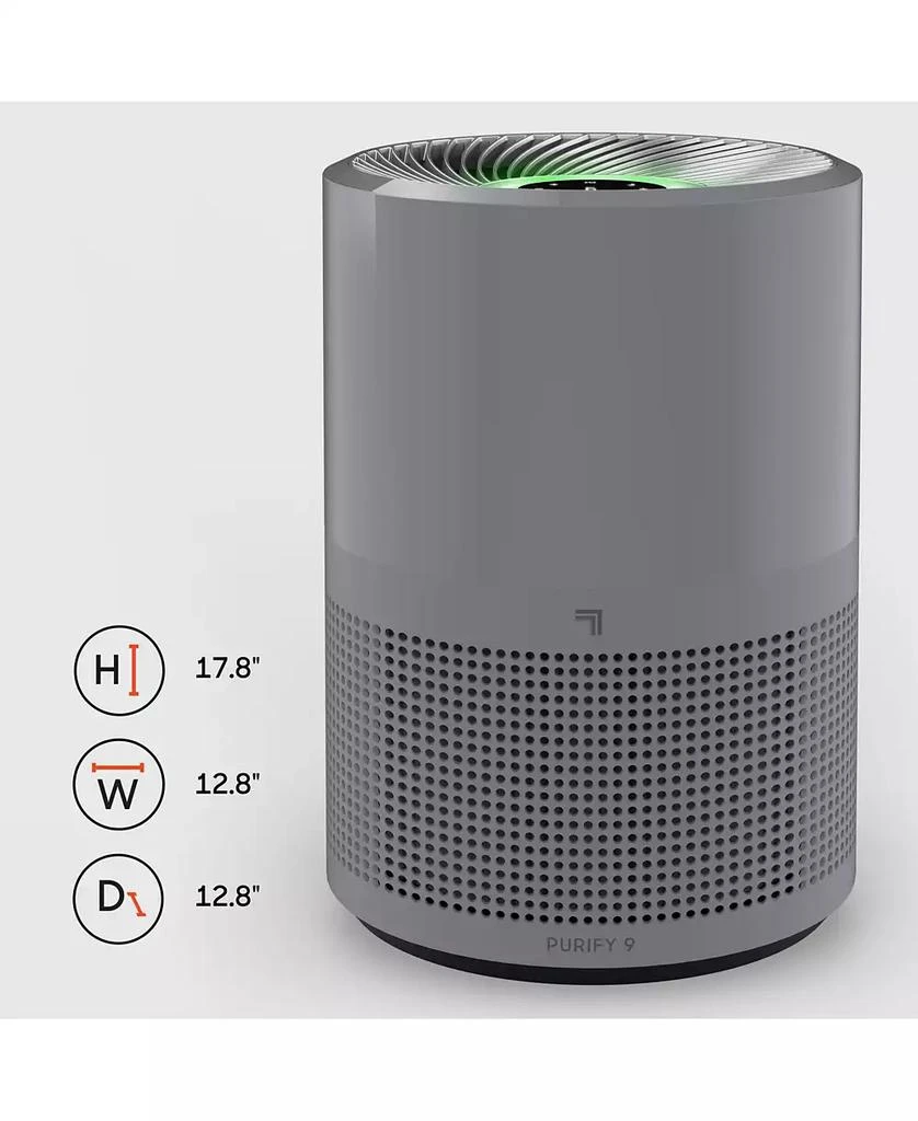 商品Sharper Image|Purify 9 Whole Room Air Cleaner with True HEPA Filtration,价格¥1495,第2张图片详细描述