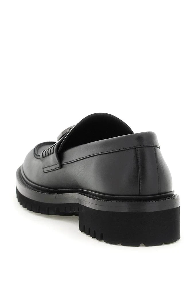 商品Valentino|Valentino garavani vlogo signature leather loafers,价格¥4406,第3张图片详细描述