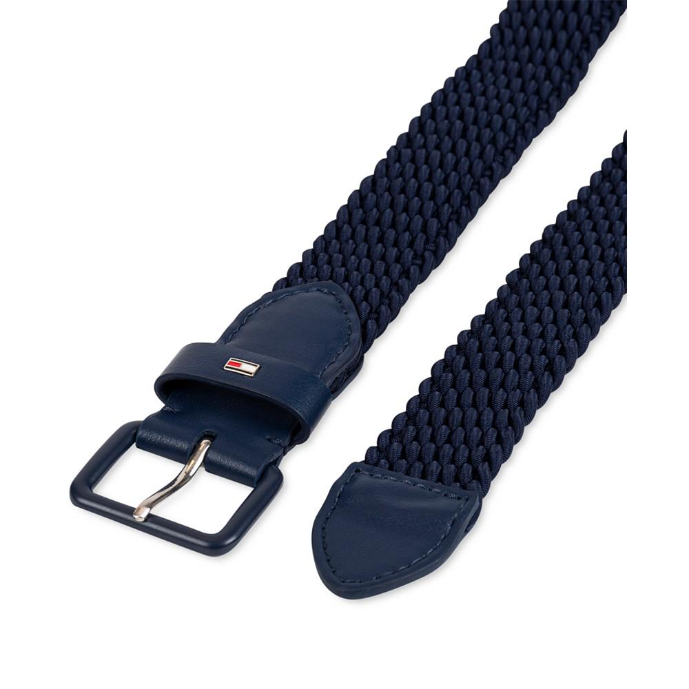 Men's Tonal Braided Harness Buckle Belt商品第3张图片规格展示